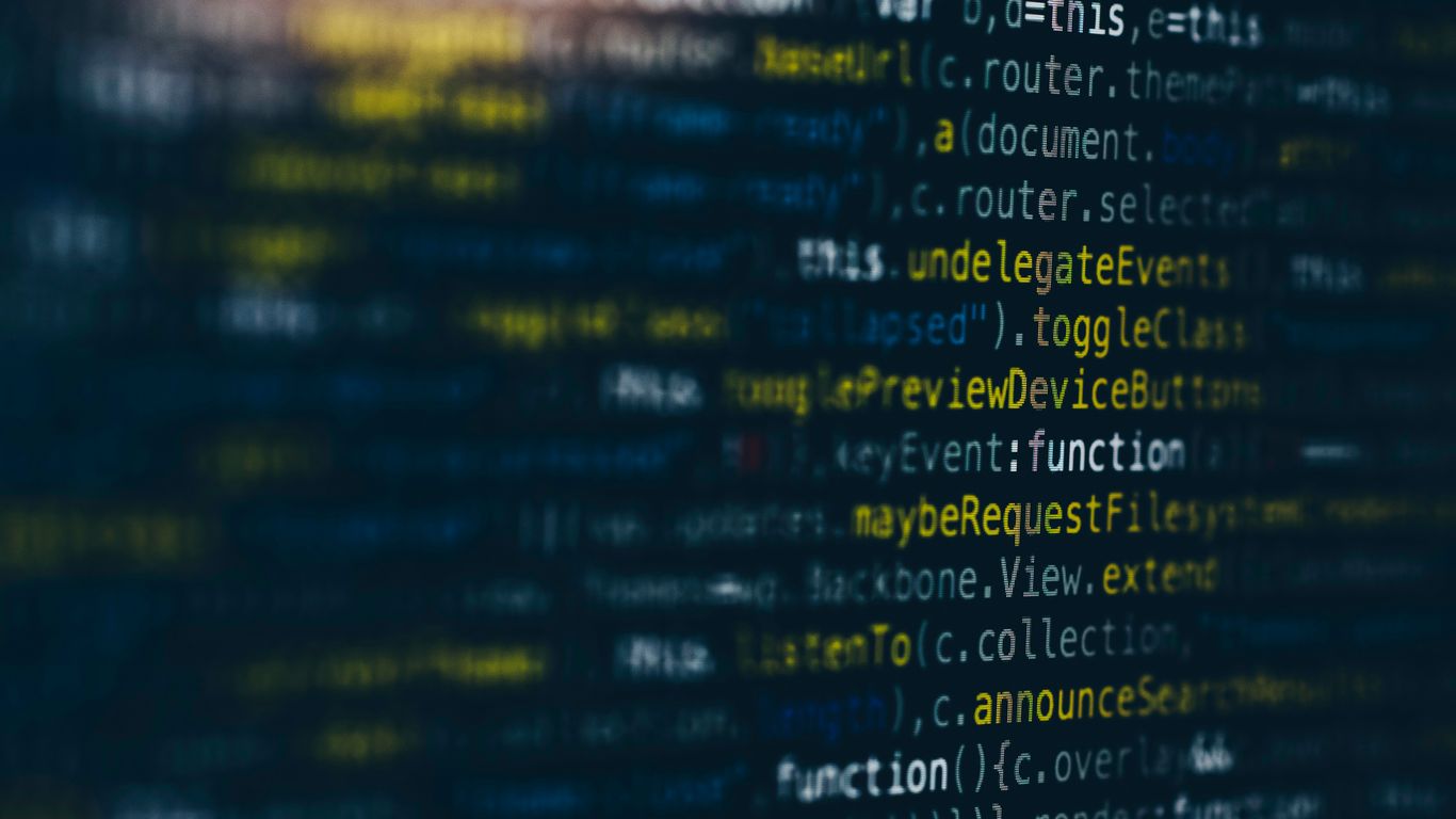 computer coding screengrab