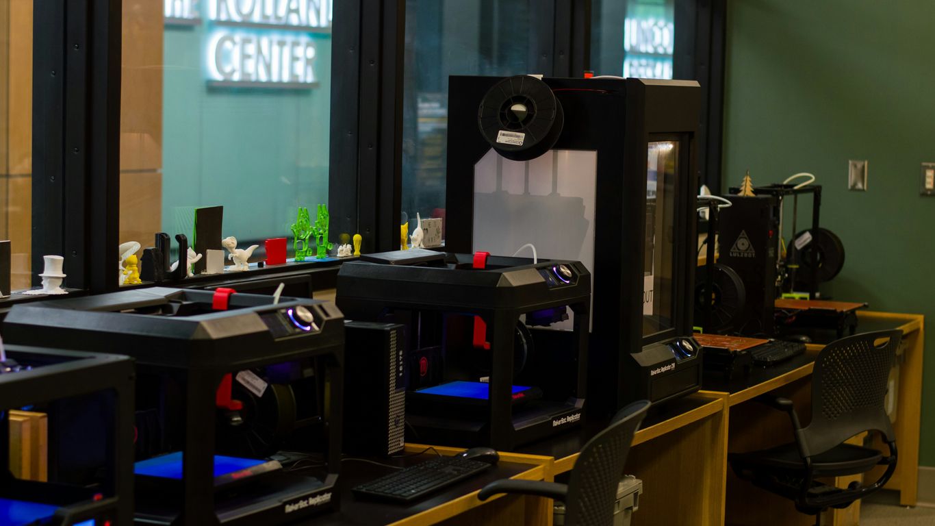 a room with a lot of different types of machines