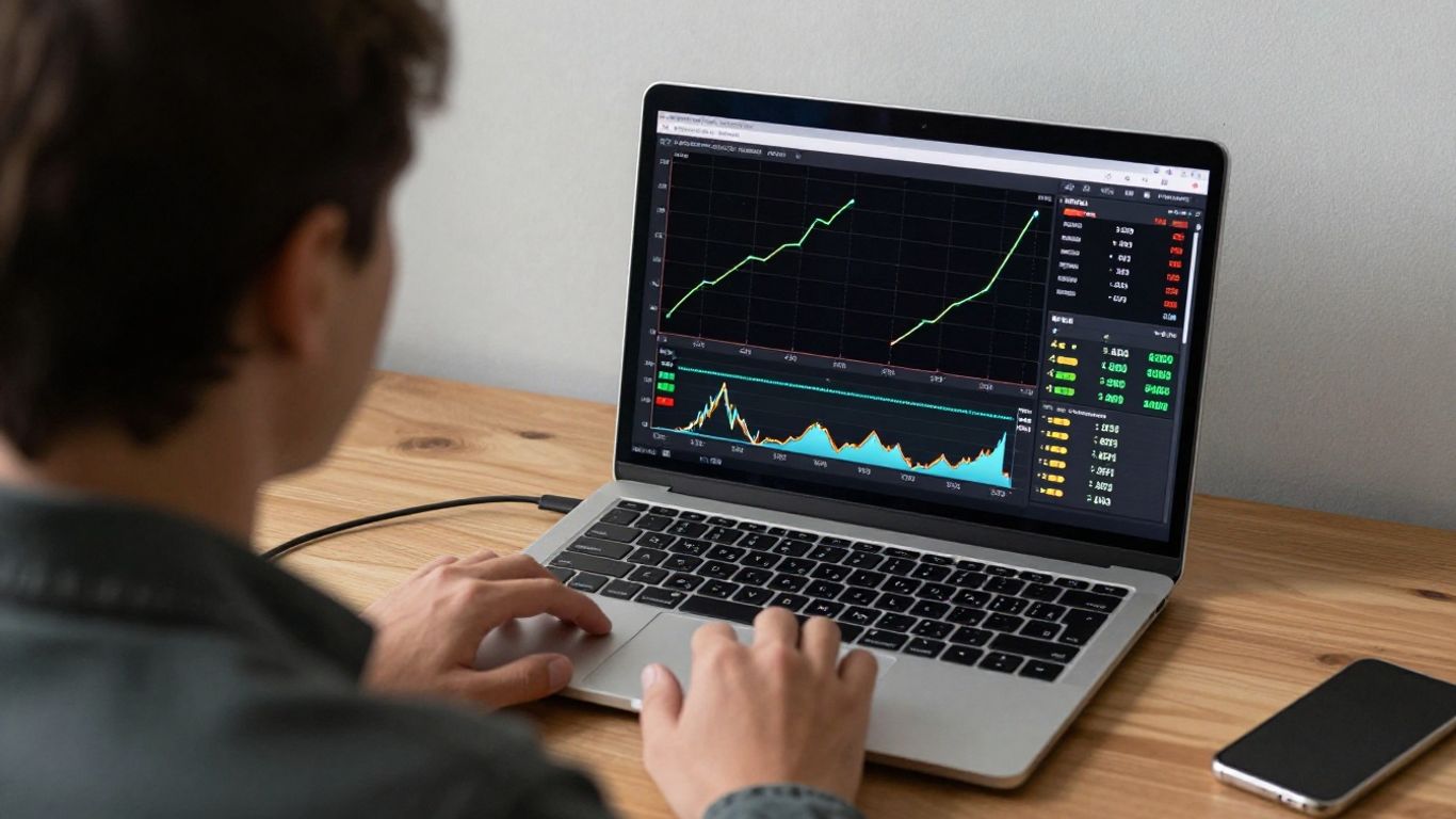 Analyzing data logs on laptop