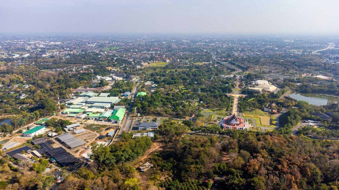 Factory production line in Southeast Asia
