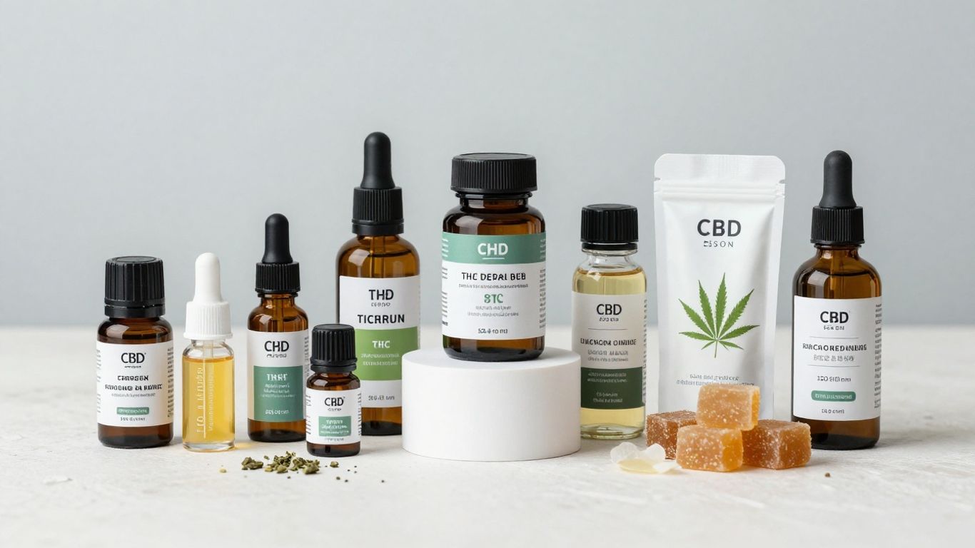Cannabis products, vapes, edibles, and CBD alternatives.