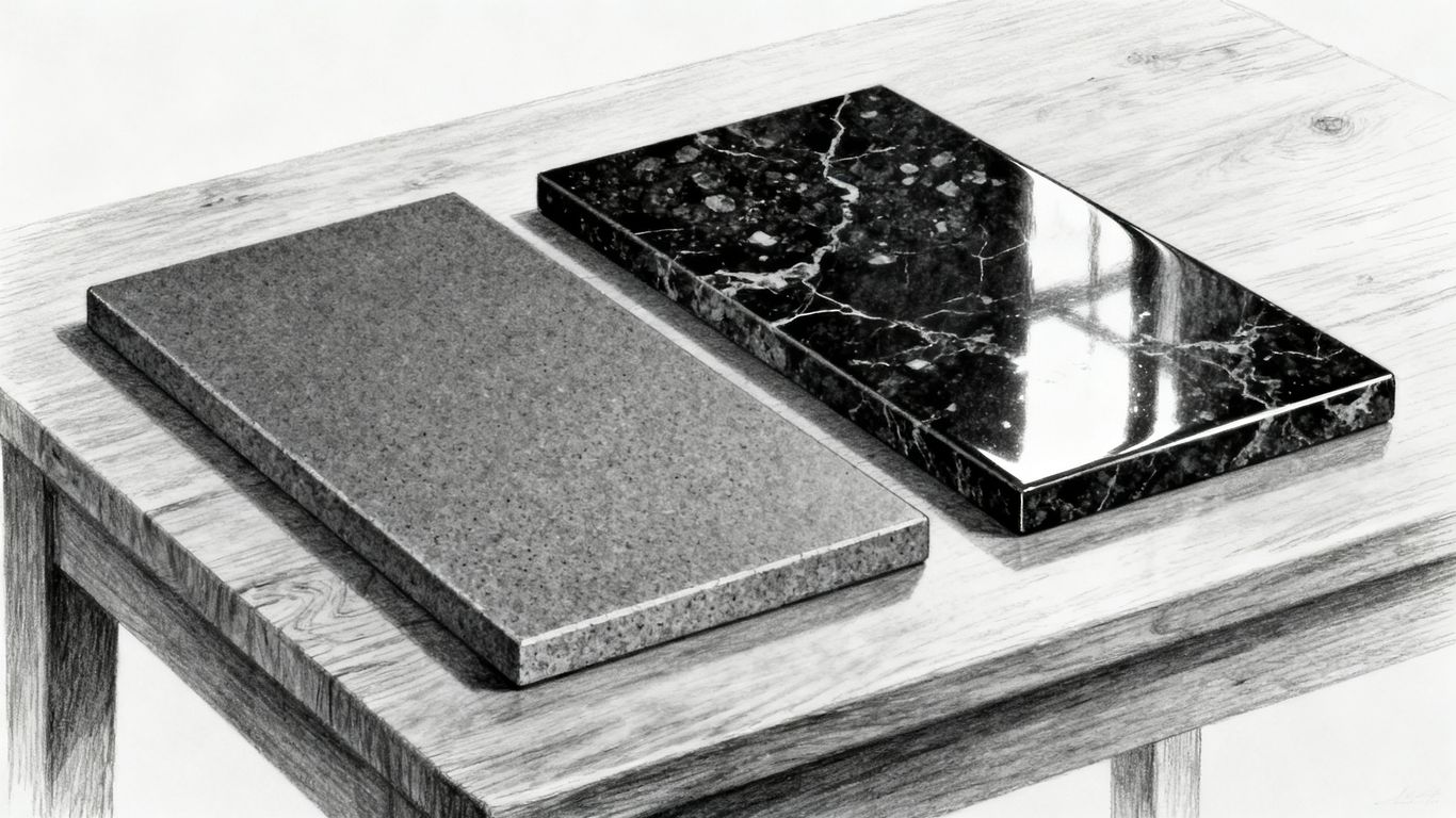 Honed marble texture sample