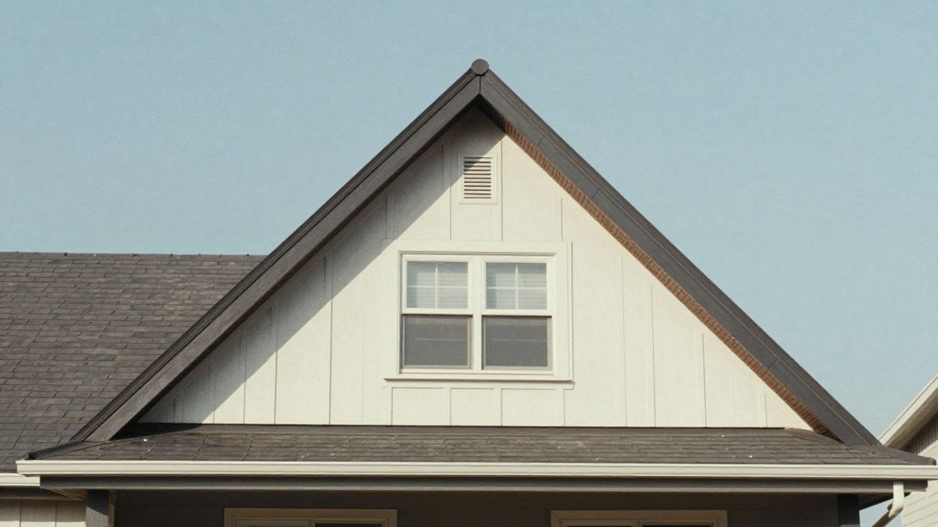 Maison Phénix des années 1980, extérieur, toiture, façade.