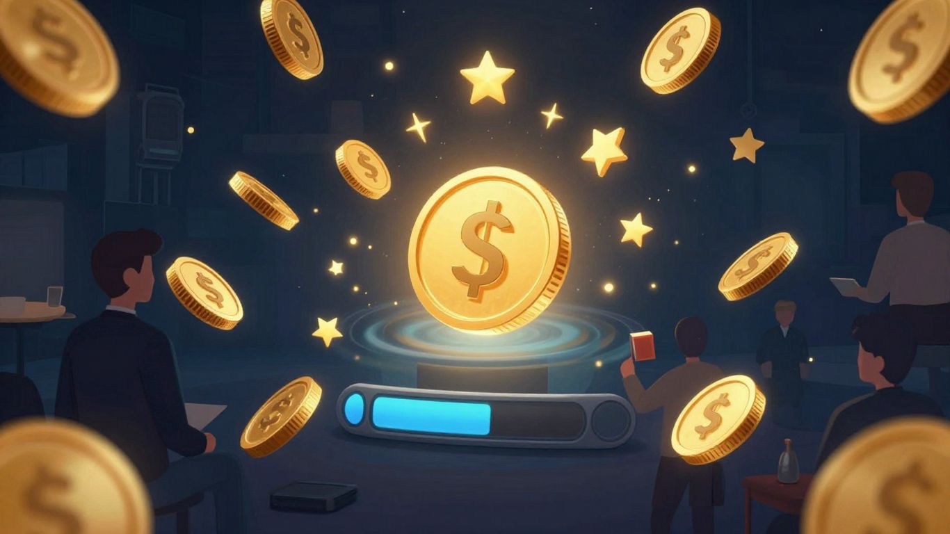 Gamification in advertising. Gamified advertising elements interacting with customer engagement.