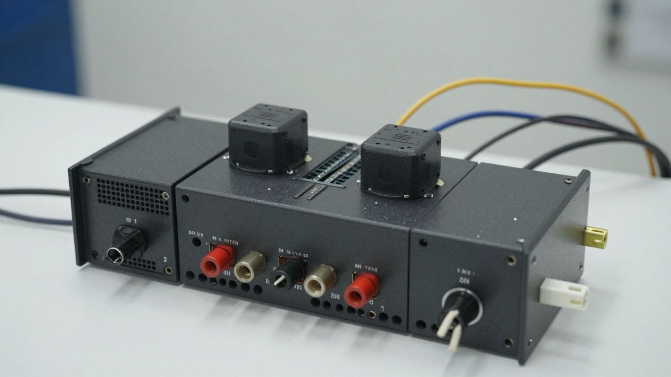 Onduleur triphasé connecté à un réseau monophasé.