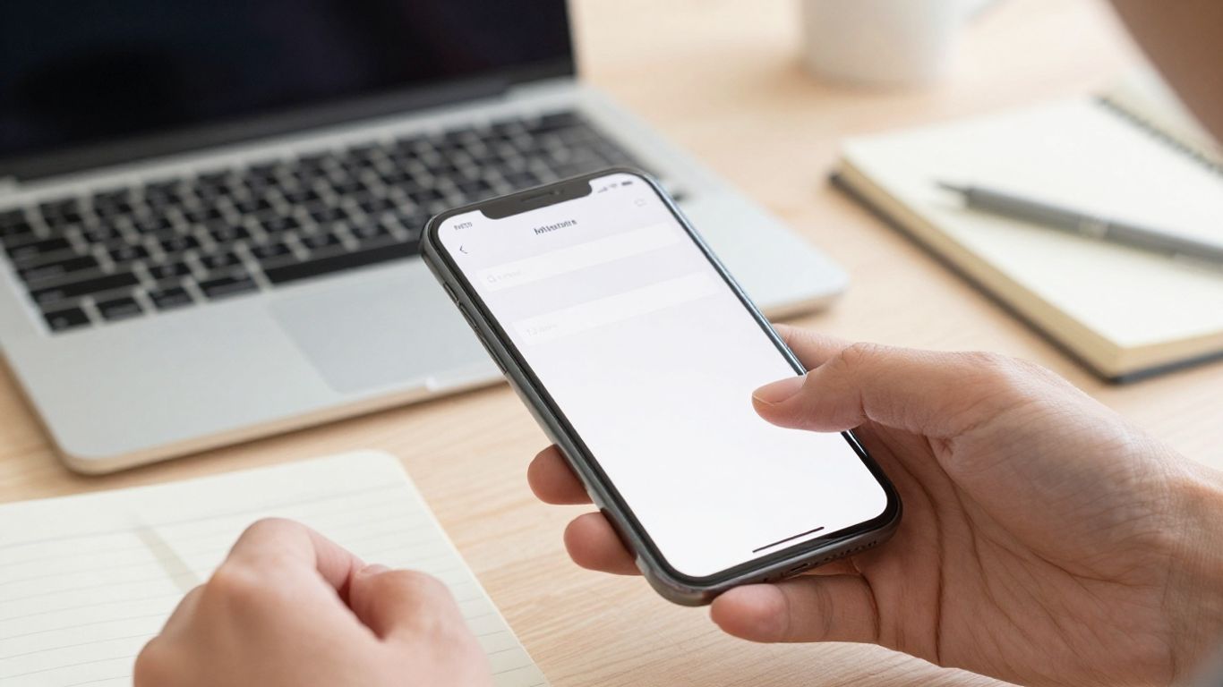 Interactive content marketing. A mobile-friendly interactive experience on a phone