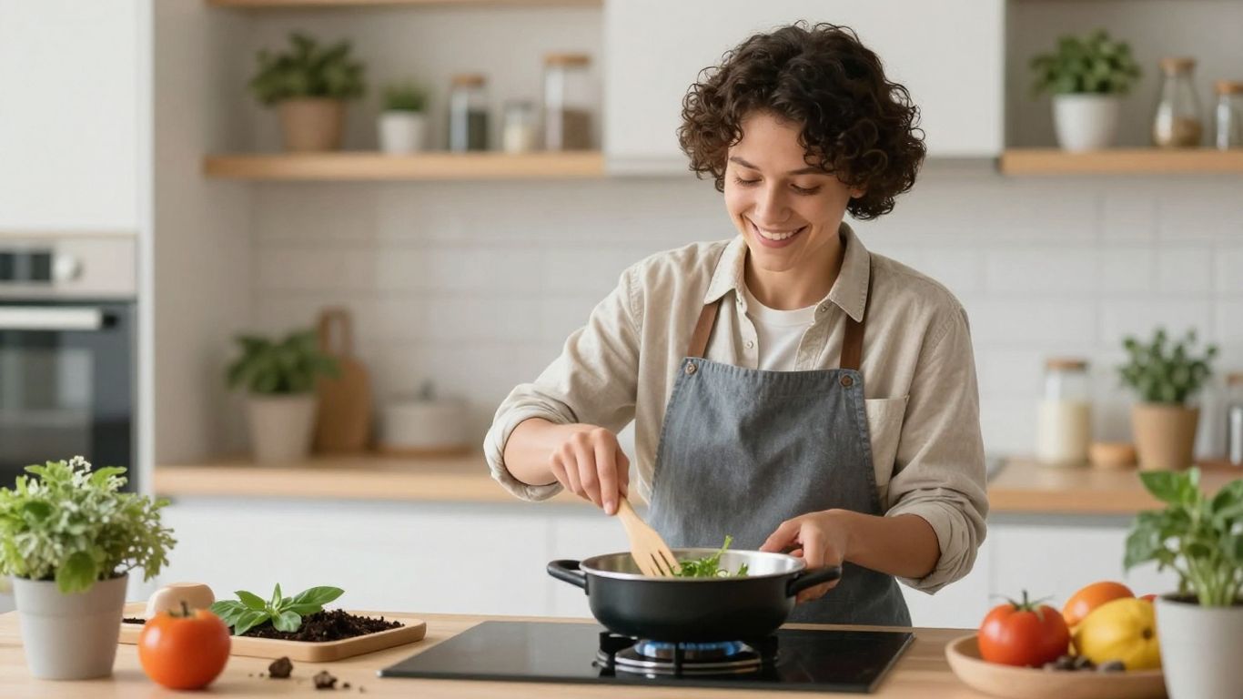 Person with disability enjoying daily life activity.