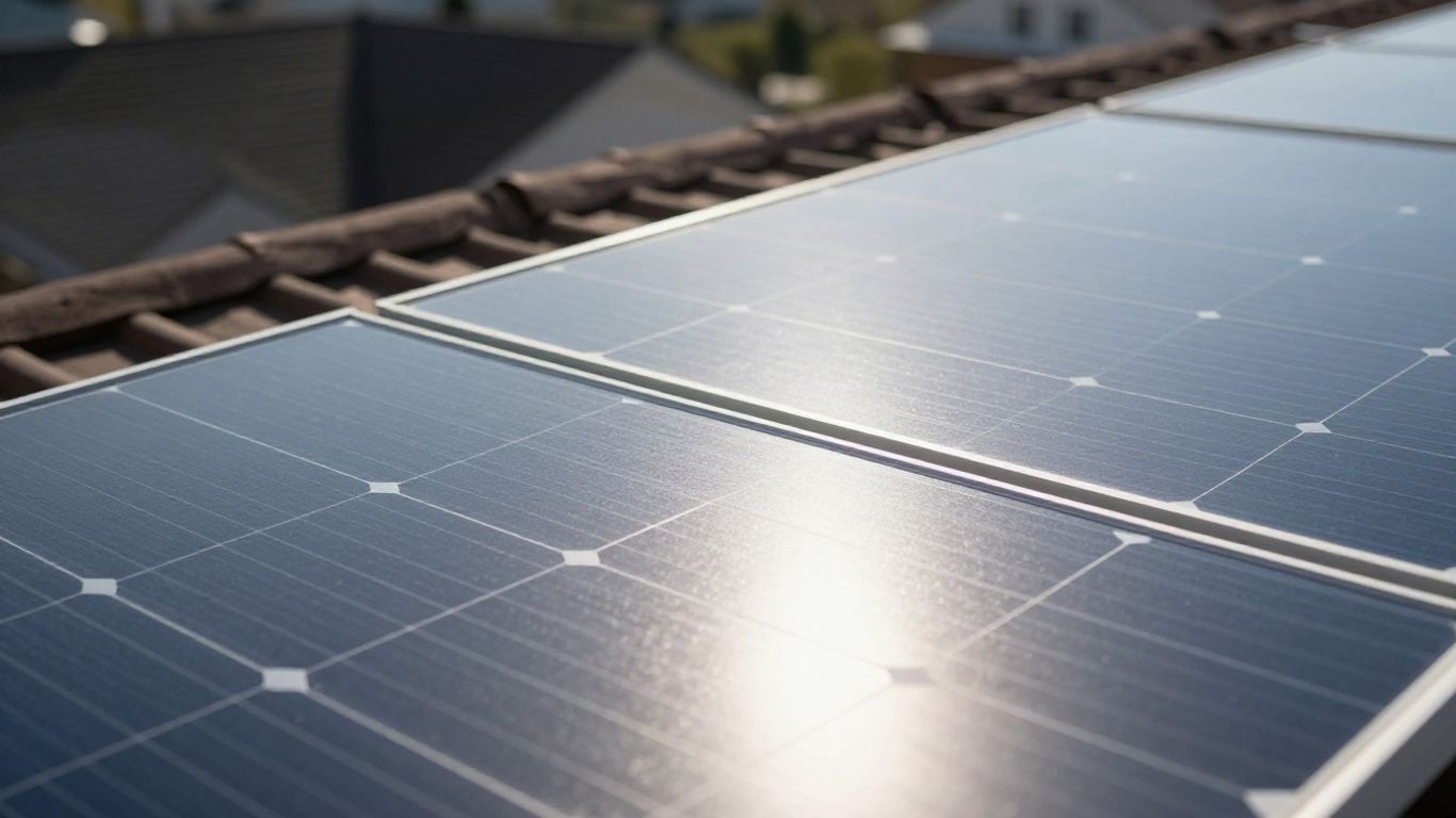 Panneau solaire hybride sur un toit