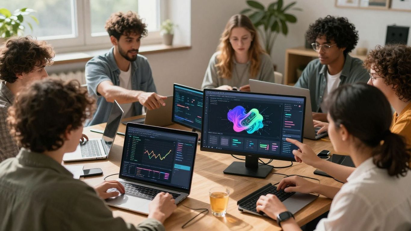 Forex traders interacting in an online forum.
