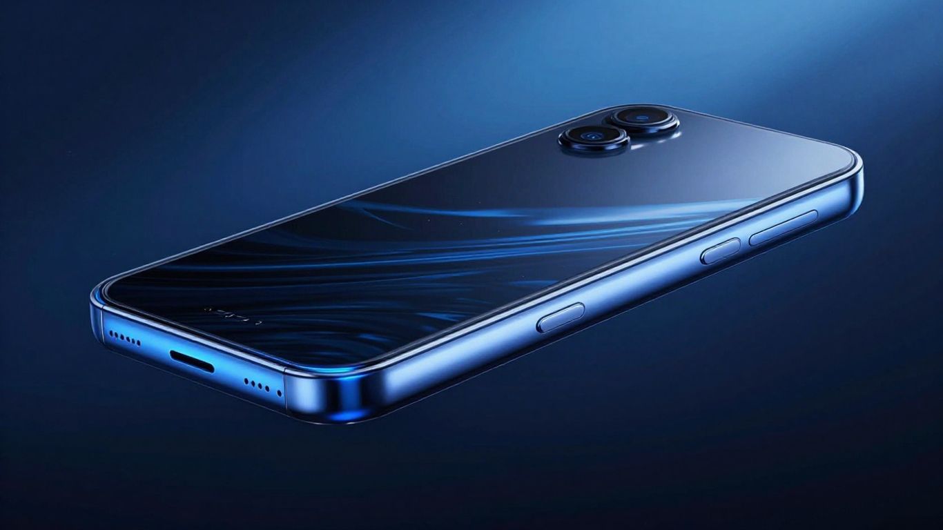 Modern electronic device with glowing blue accents.