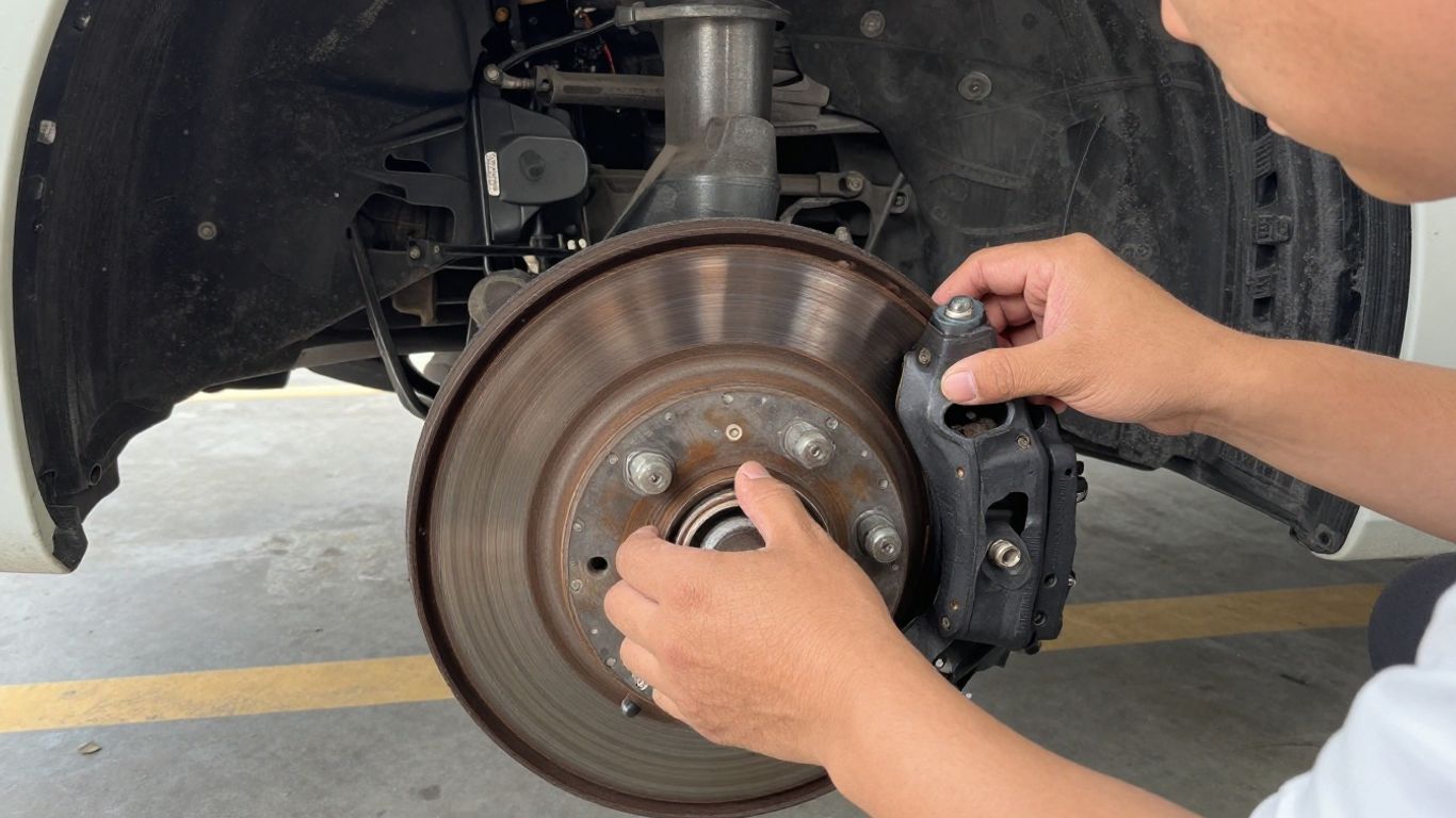 Fahrwerkskomponenten und Bremsscheiben Inspektion