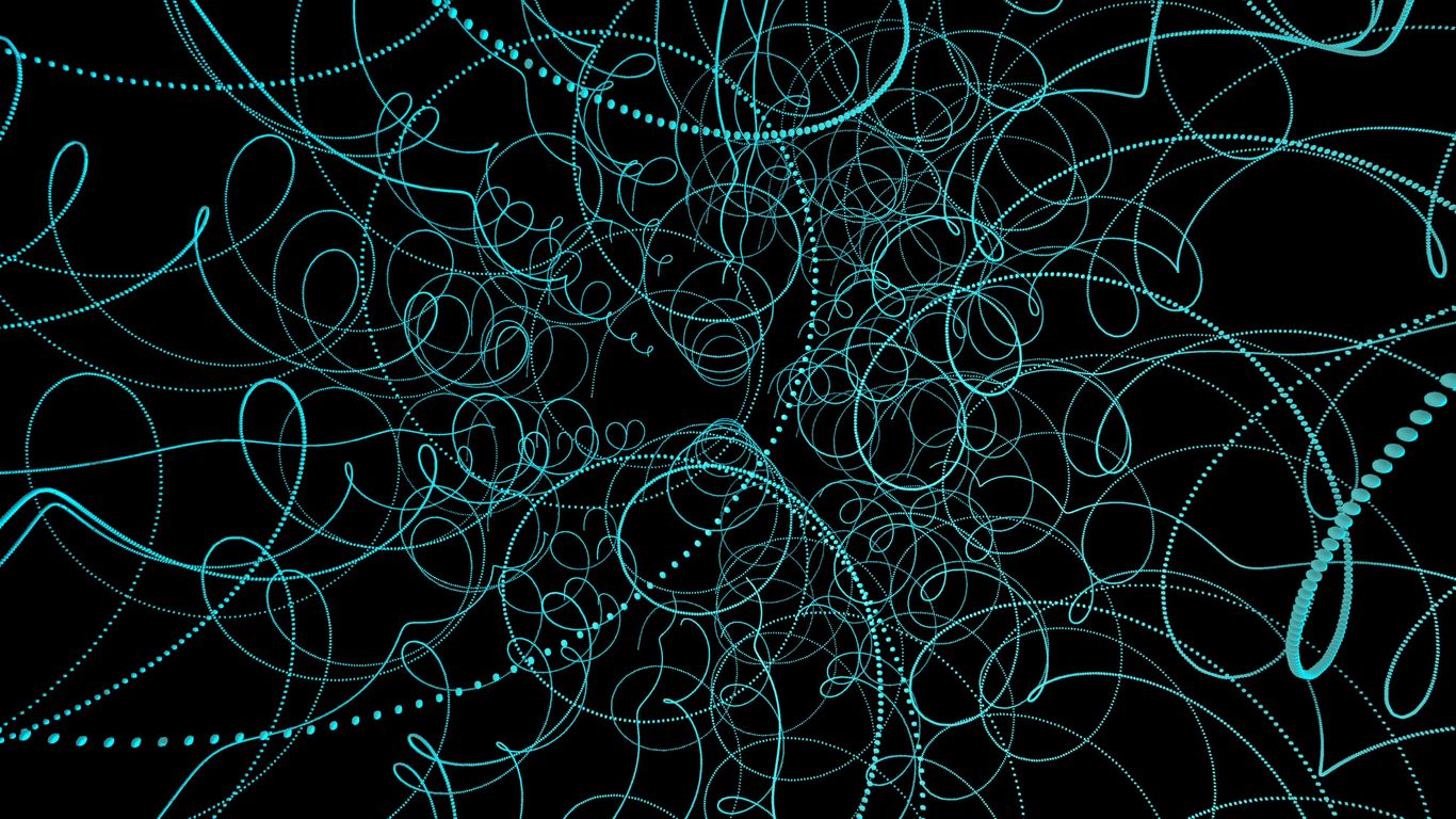 A computer generated image of a spiral design