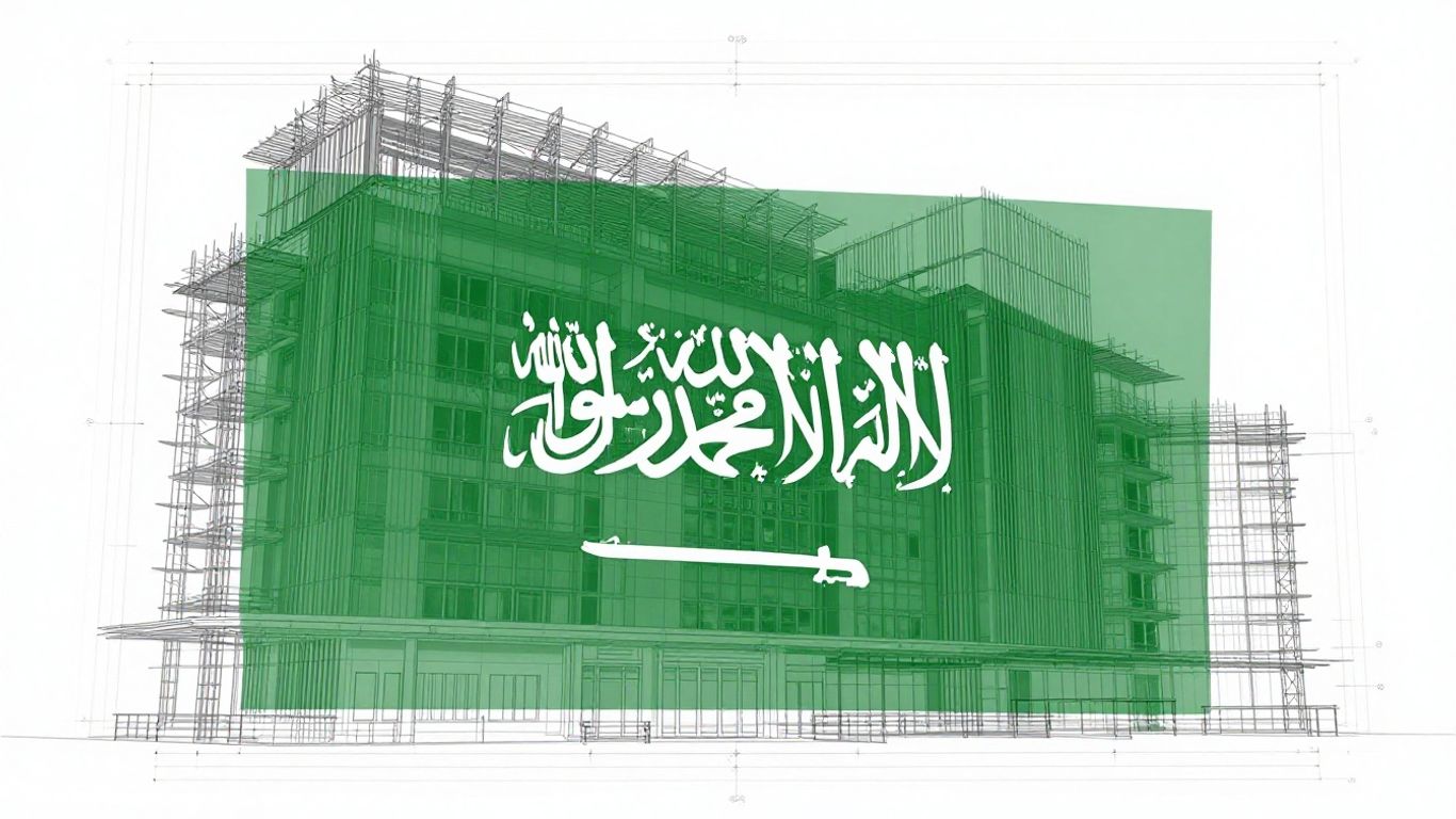 Saudi Building Code compliance for commercial projects blueprint.