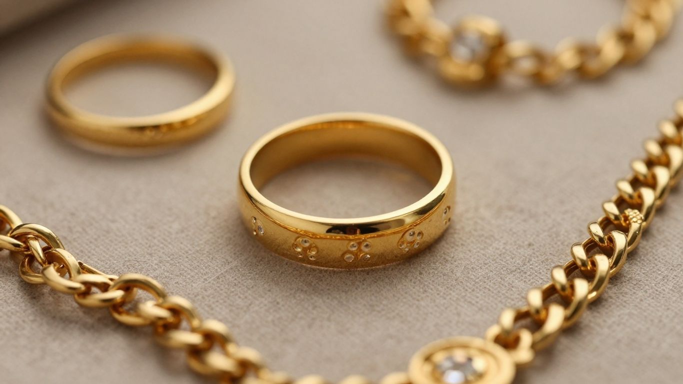 Bijoux en or 18 carats au Maroc