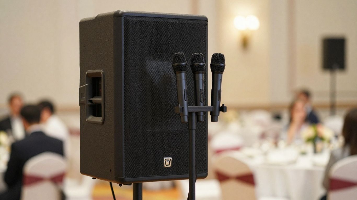 Speaker with Microphone Rental: The Easy All-in-One Hire Option