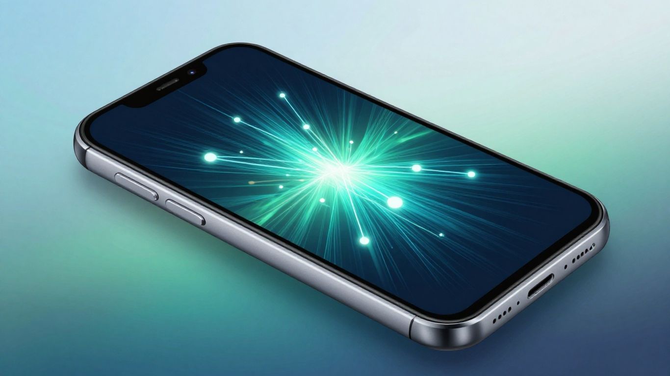 Écran Android minimaliste optimisé pour les performances