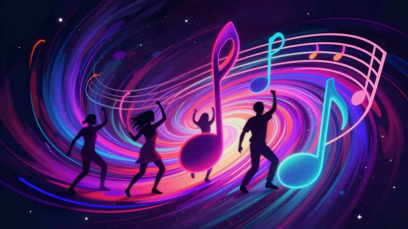 AI-generated short-form music video art