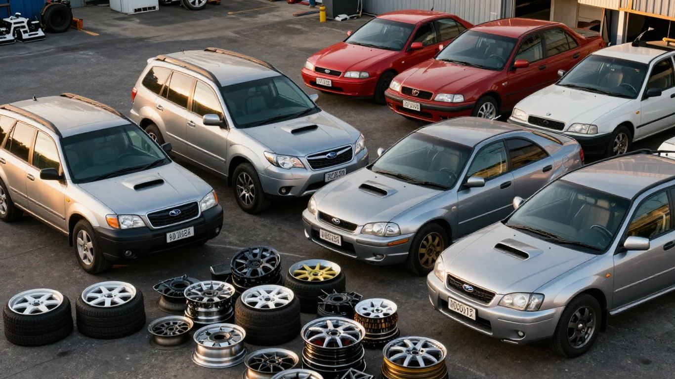 Subaru vehicles and salvaged parts in Adelaide