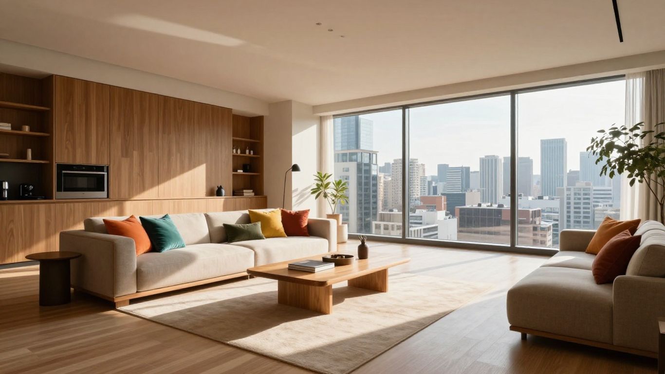 Modern apartment interior design