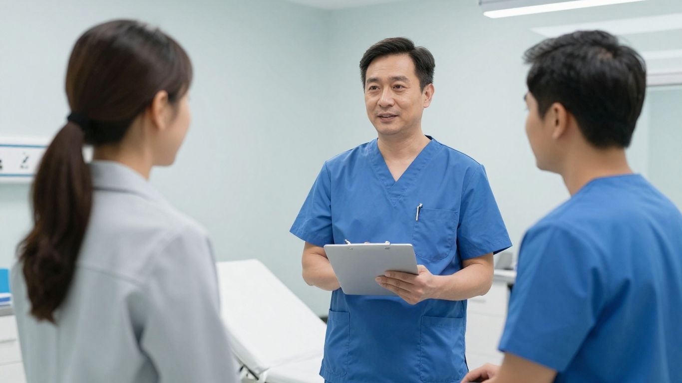 Medical office setting for evaluations