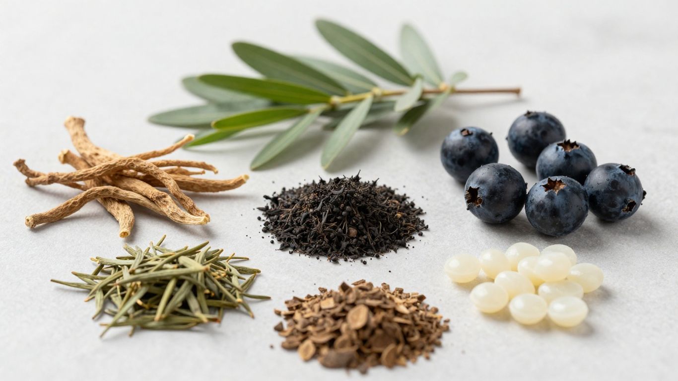 Natural ingredients for hair health