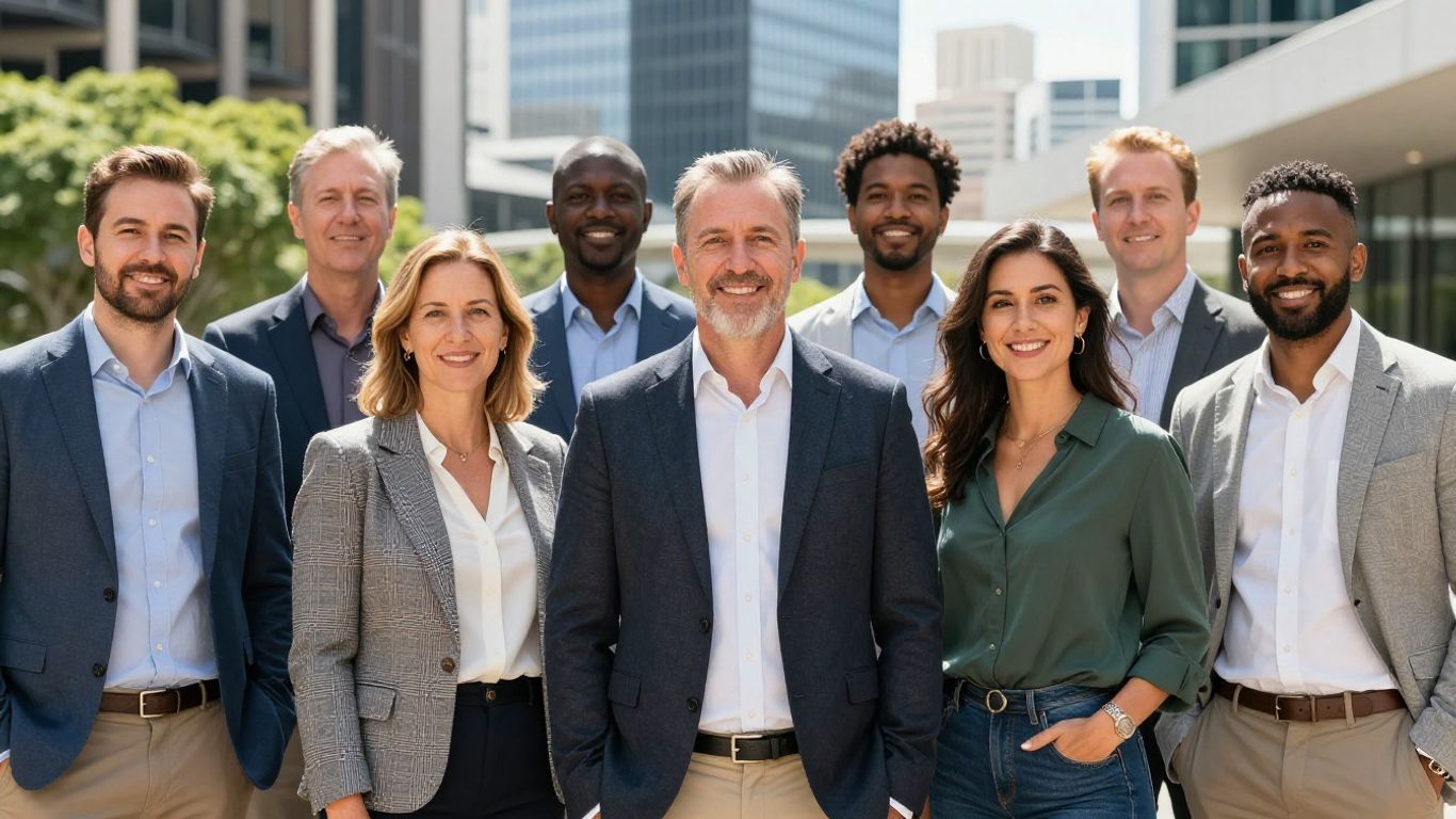 Australian entrepreneurs in Gold Coast, achieving success.