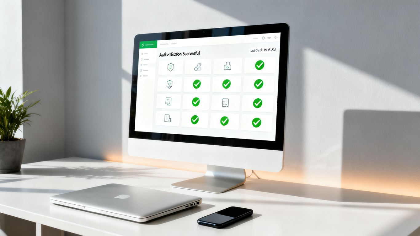 Email authentication check