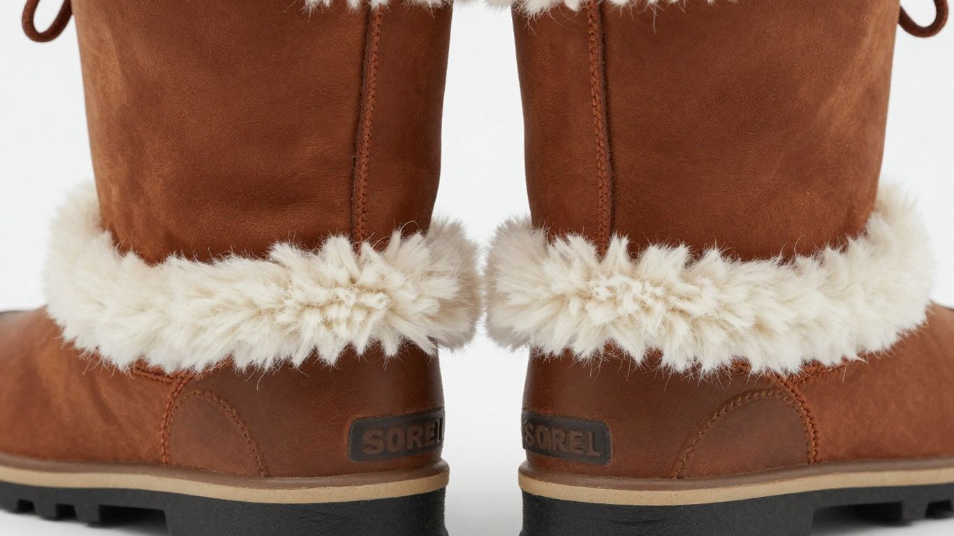 Sorel Caribou winterlaarzen met pluizige manchet