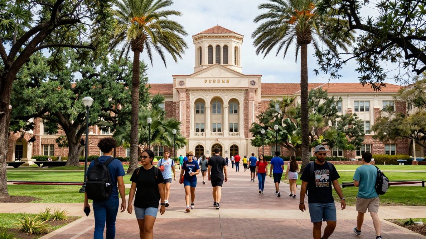 University of Texas campus area in Austin, Texas.