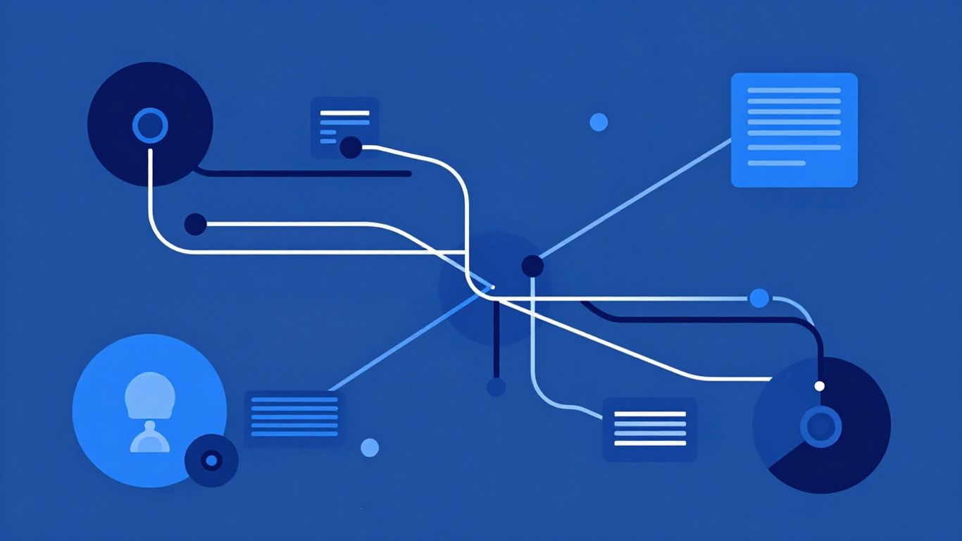 Technical illustration of email authentication protocols.