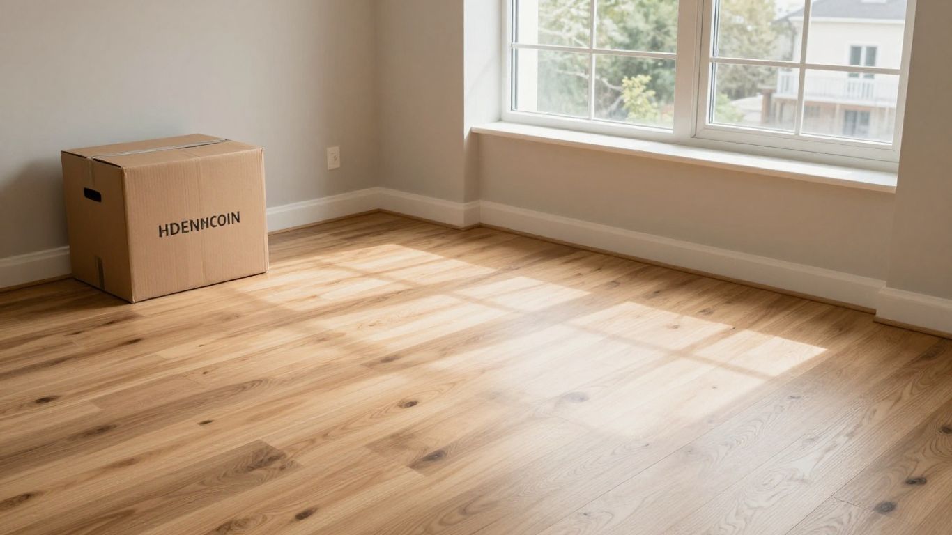 New wood flooring in a sunlit Bristol home.