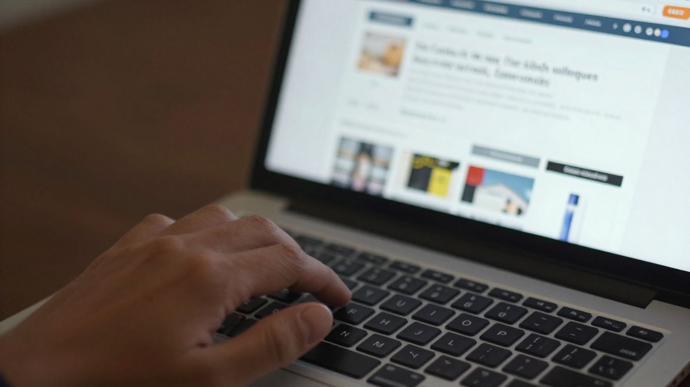 Amazon product page on a laptop screen.