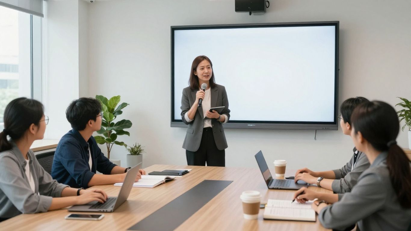 Business workshop developing marketing capabilities