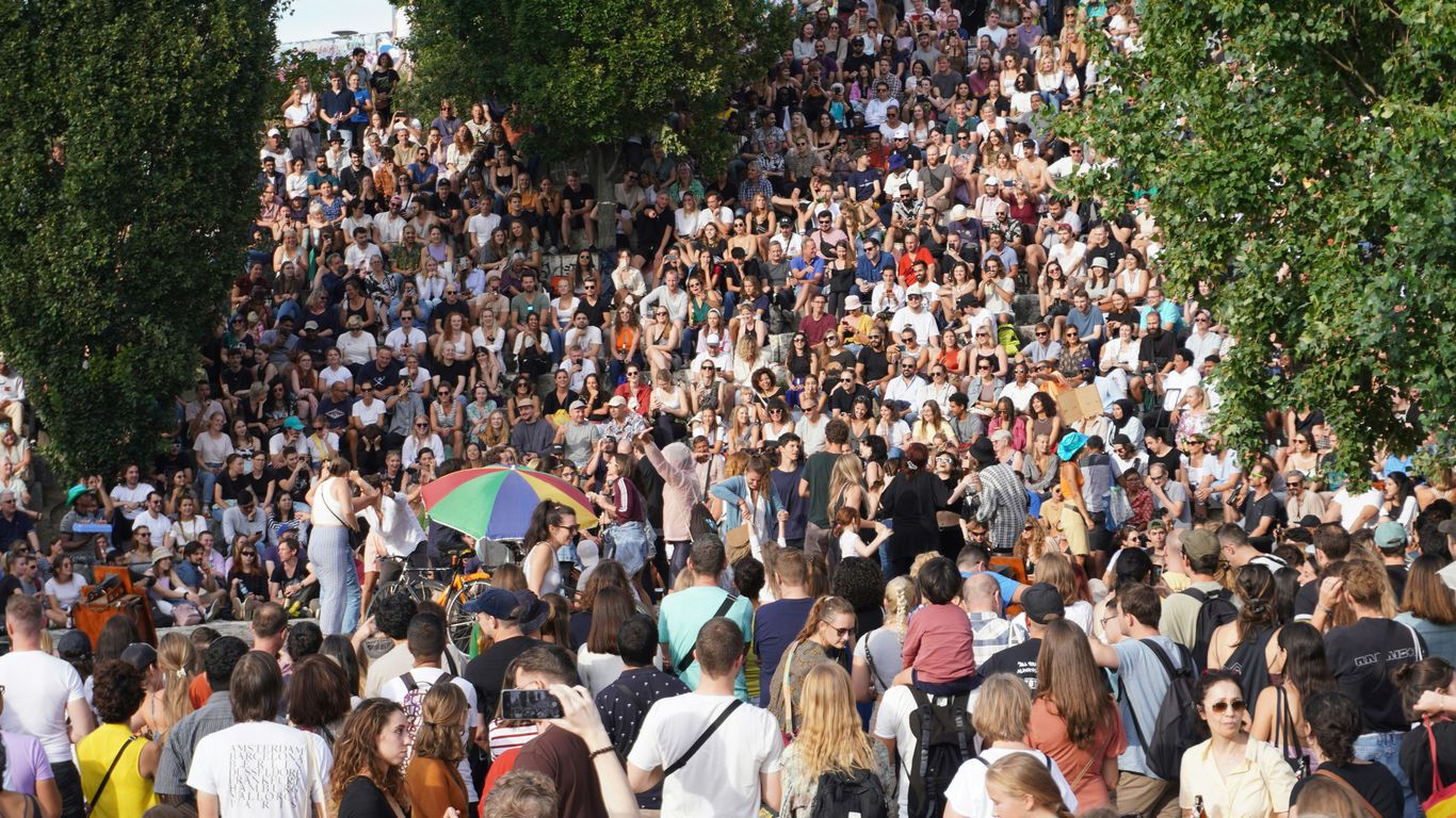 People gathering for cultural activities