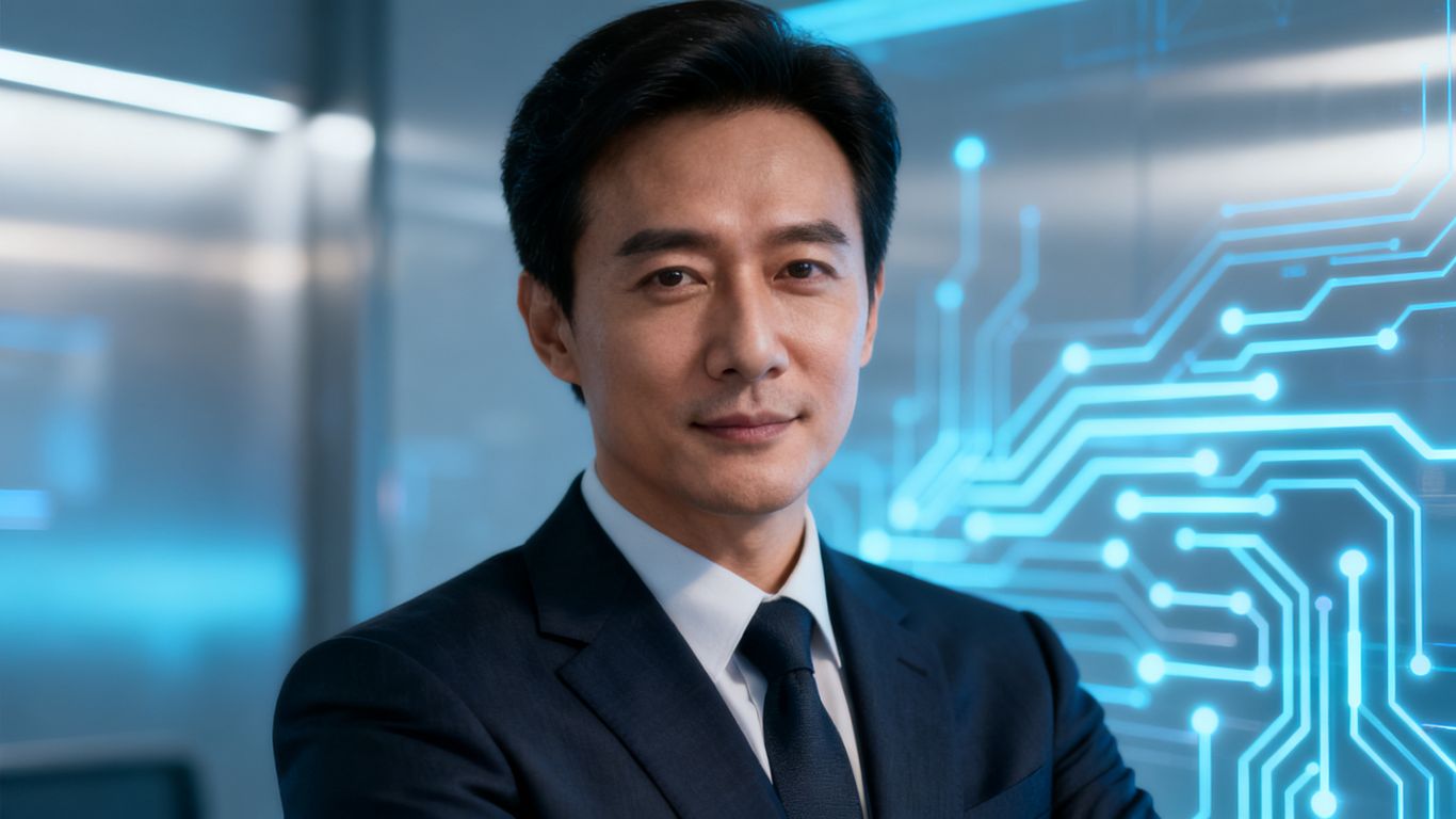 AI product manager looking secure in tech industry.
