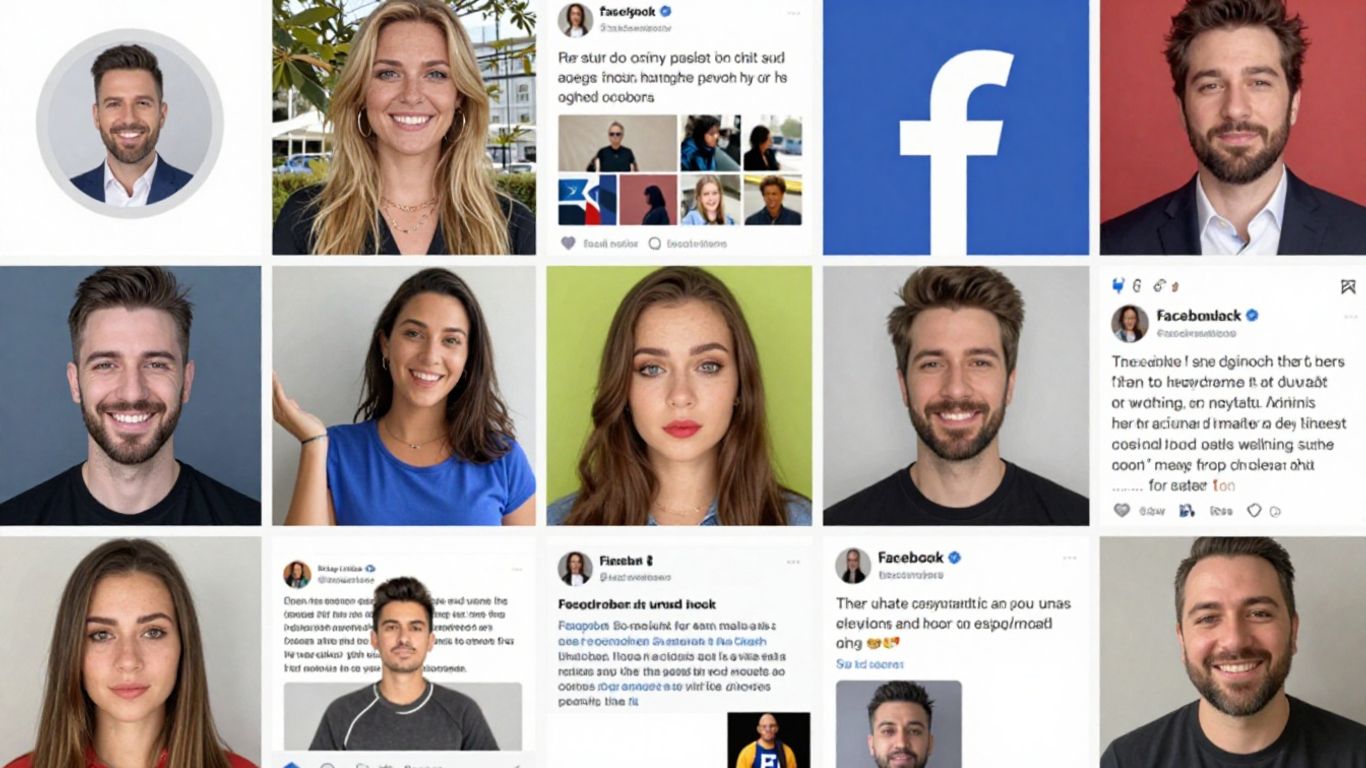 Visuels variés pour les publications Facebook.