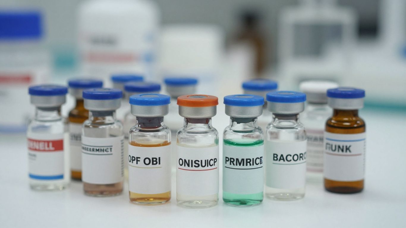 SARMs bottles and vials