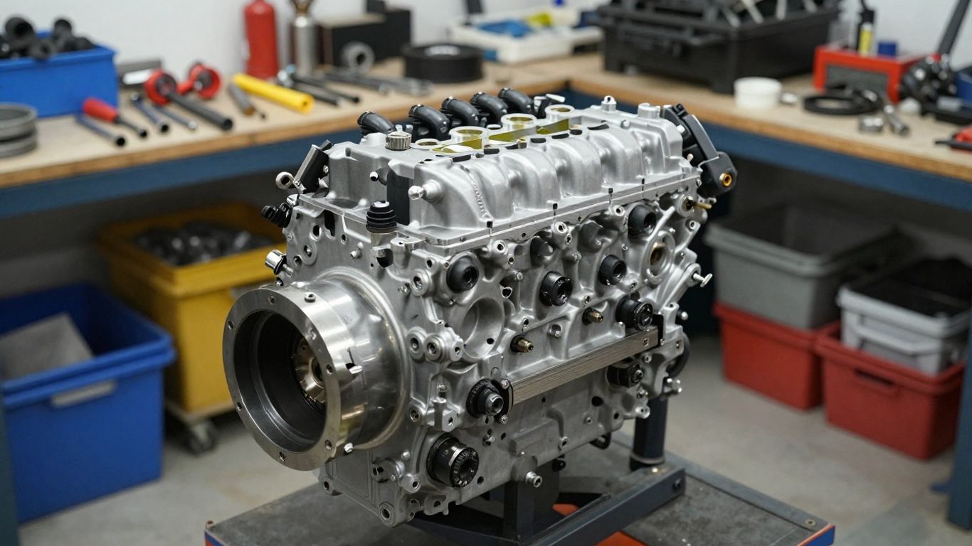 Tested second hand engines in a workshop setting.
