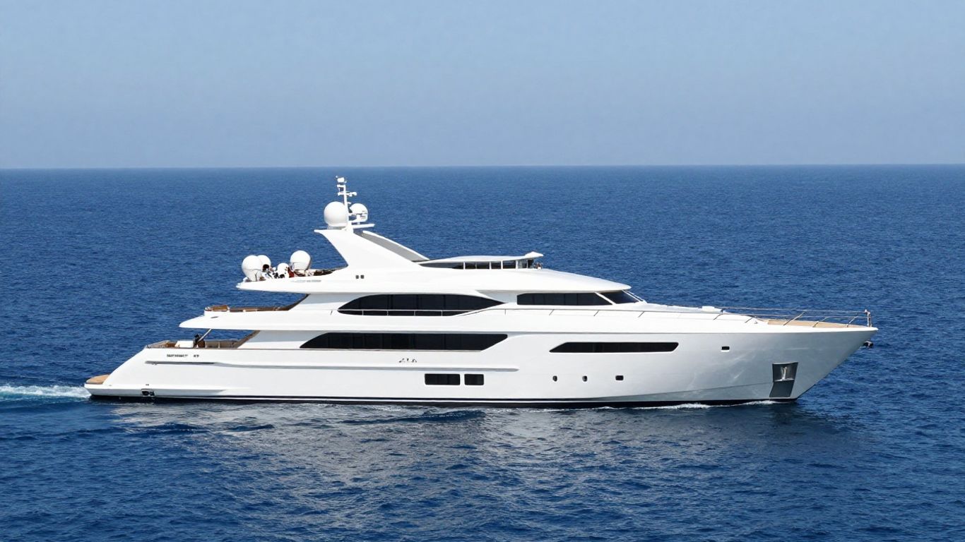 World's largest private yacht on the ocean