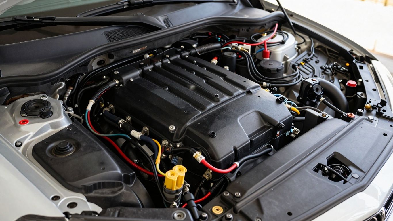 Engine computer connected to vehicle wiring