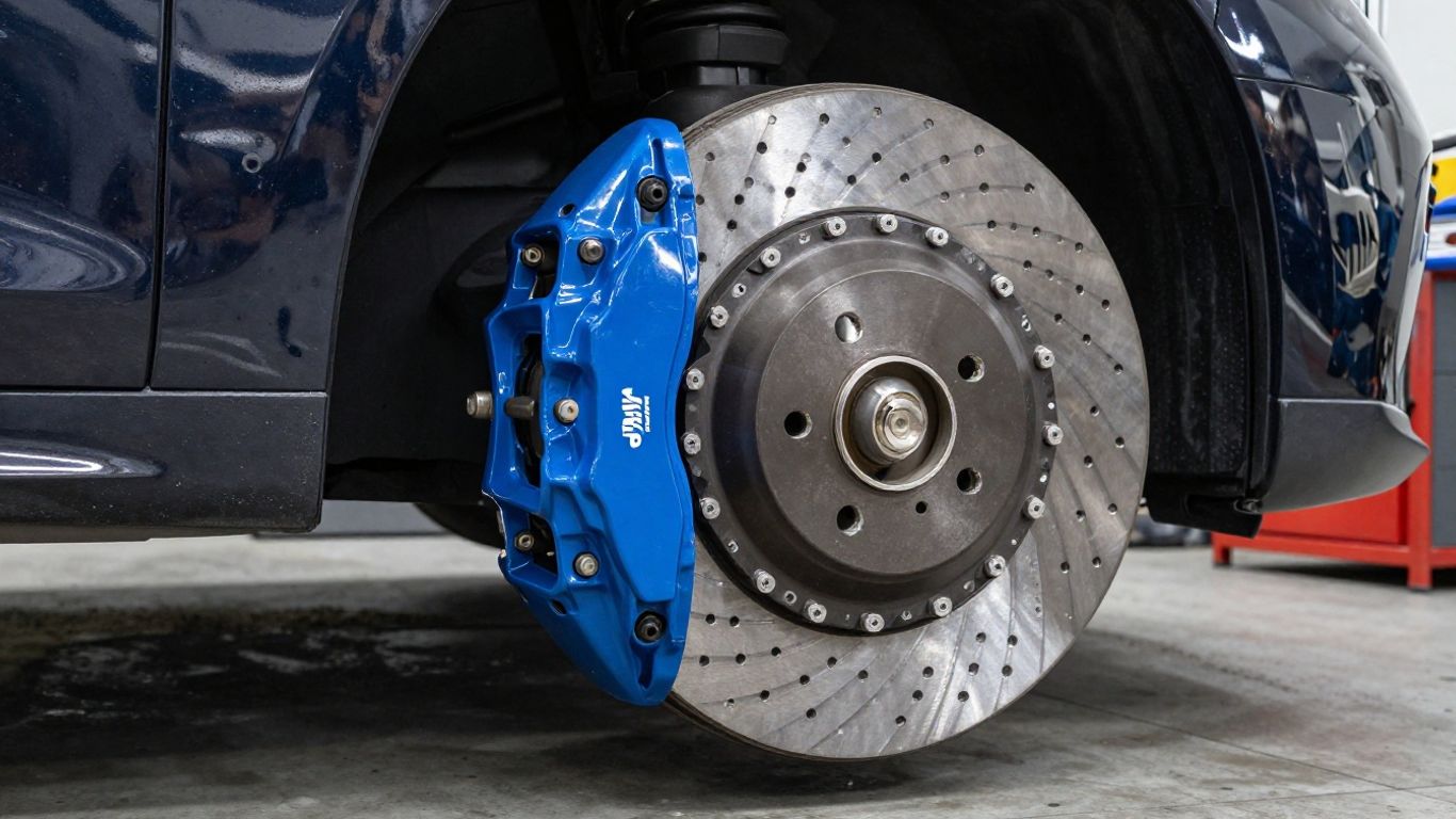 High performance brake rotors and calipers