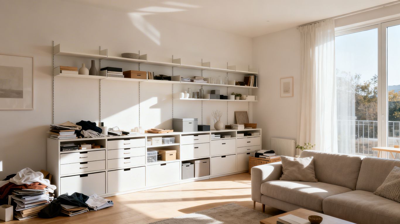 告別雜亂,迎接清爽的居家收納改造前後對比