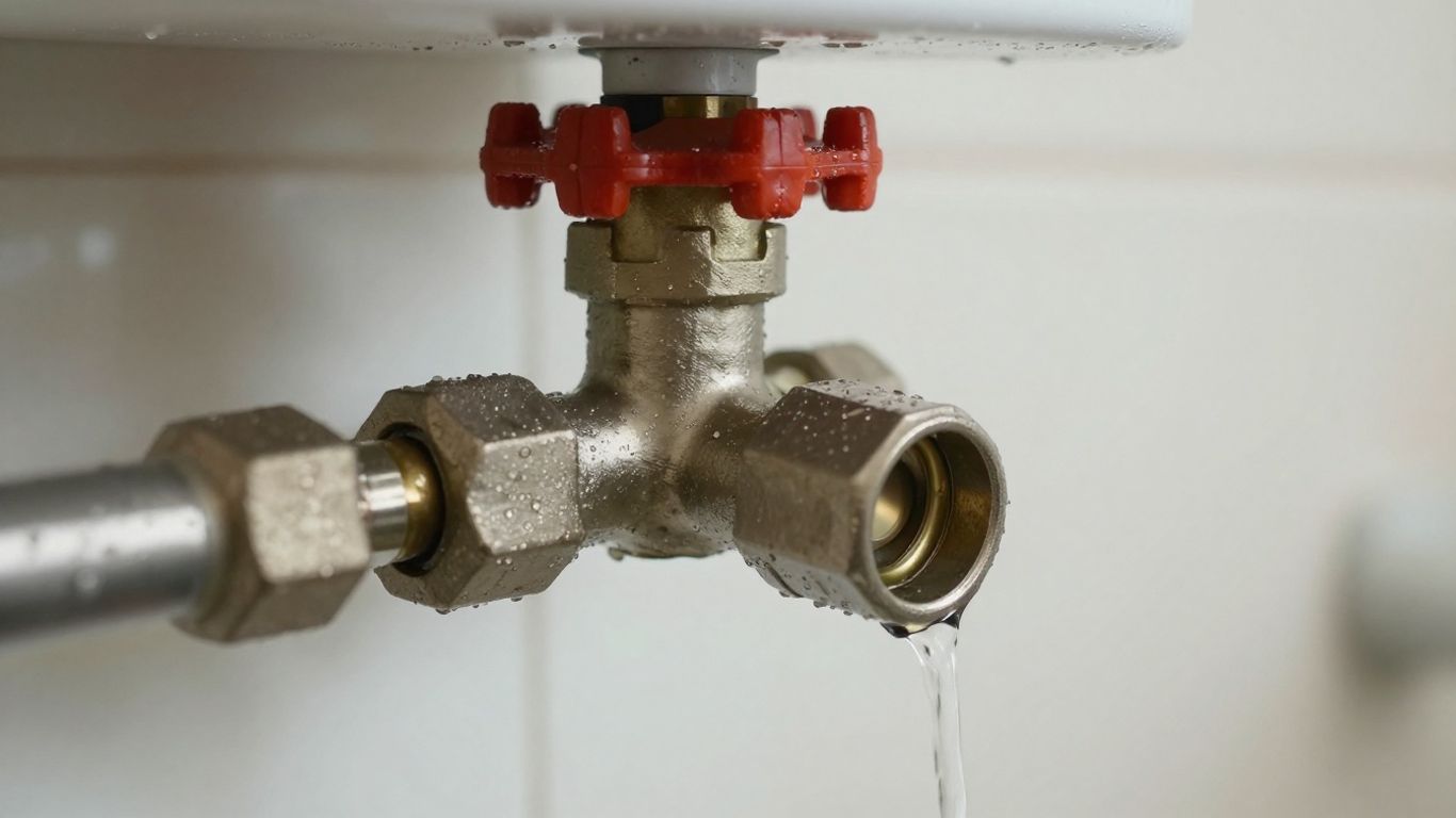 Hot water relief valve dripping water