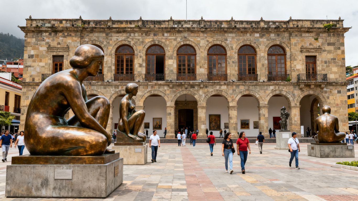 Museo de Antioquia and Plaza Botero sculptures