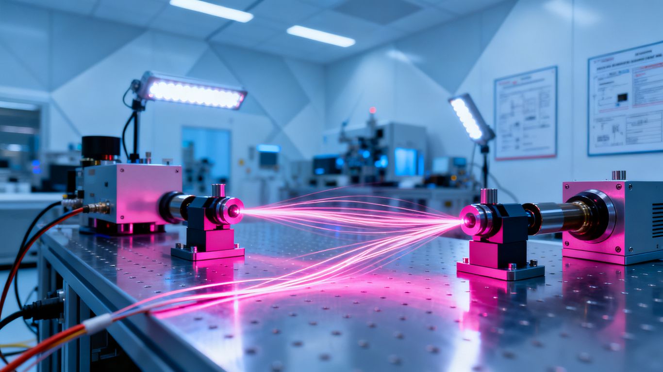 Integrated photonic circuitry in a research lab