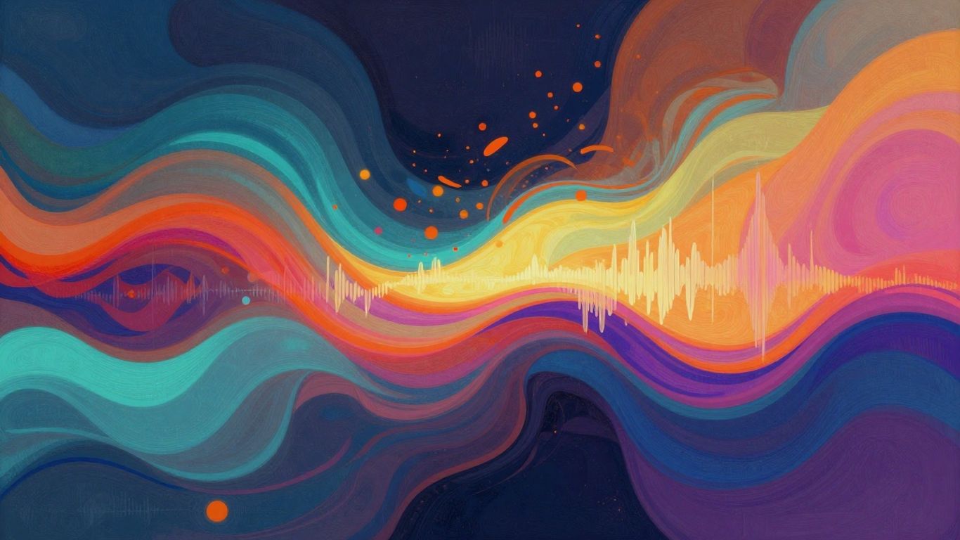 AI video generation from audio visualization