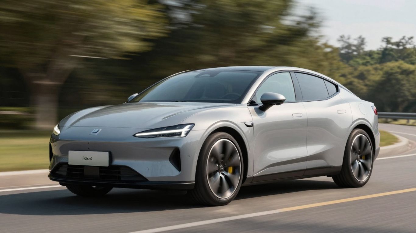 Polestar 3 Elektro SUV in dynamischer Aufnahme