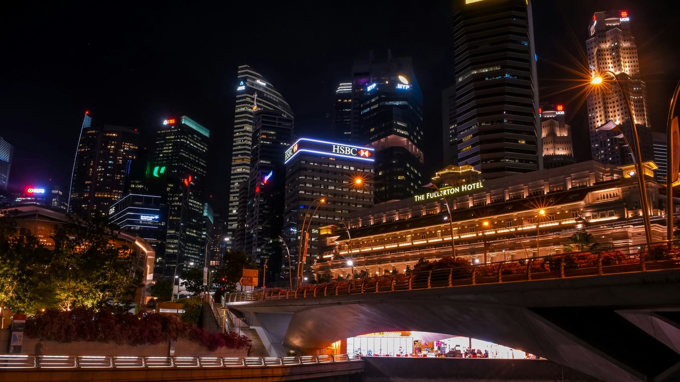 city buildings during night time