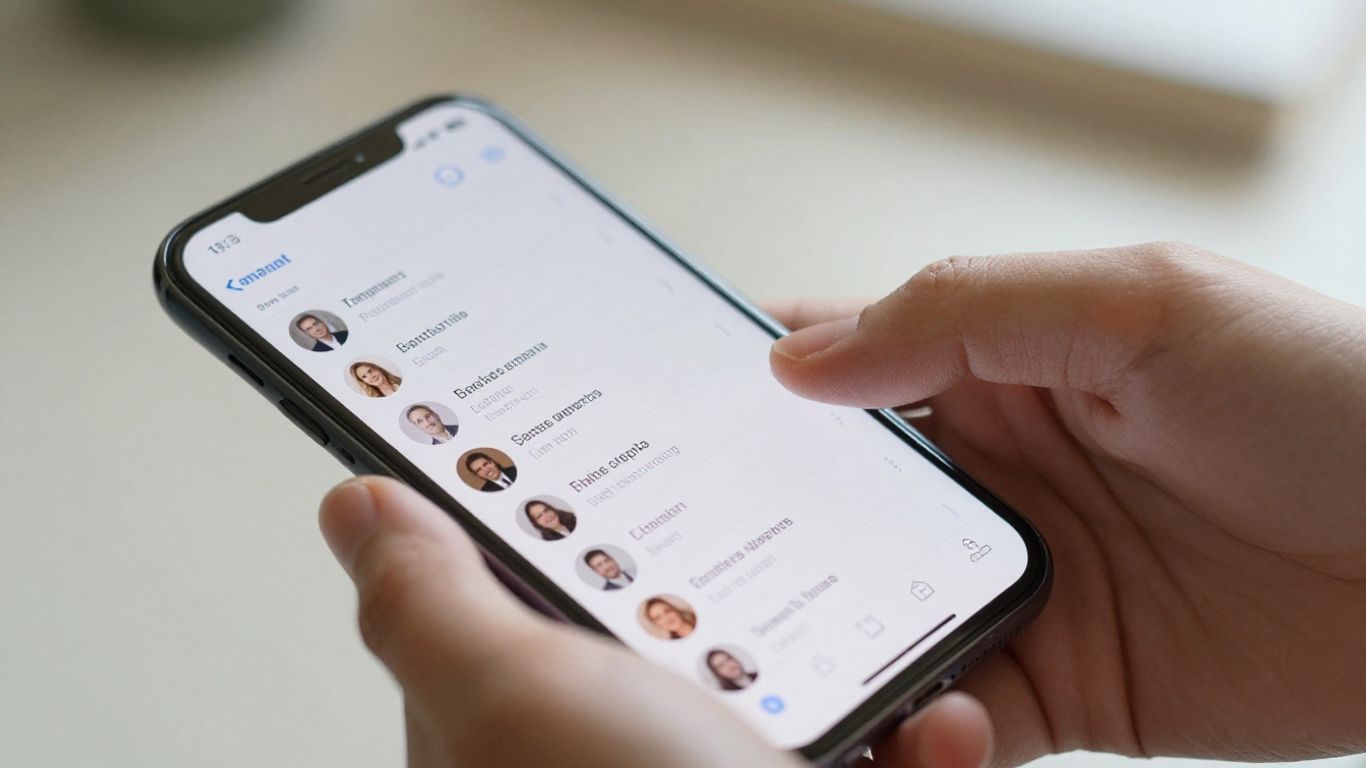 Person using phone to contact student loan servicer.