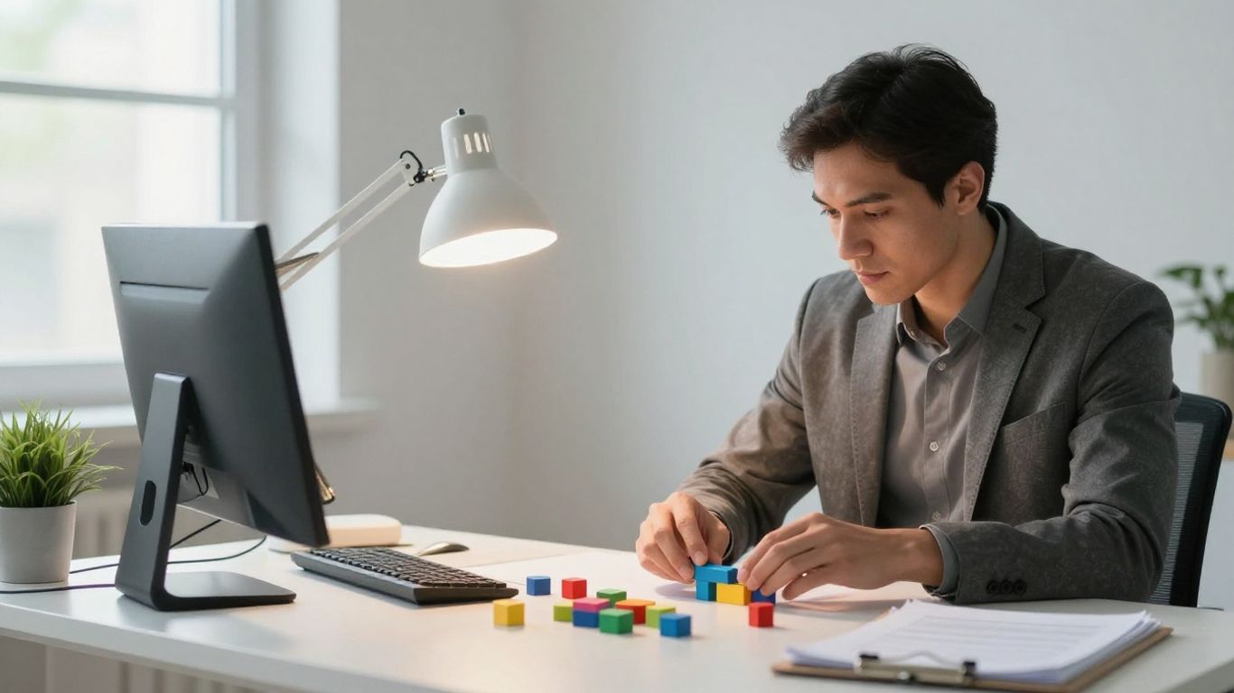 Manager using time blocking to organize their workday.